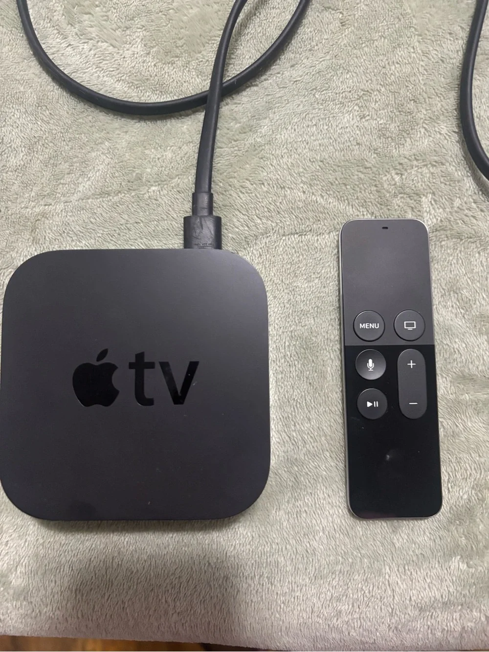 Apple TV Media Streamer with Black Siri Remote